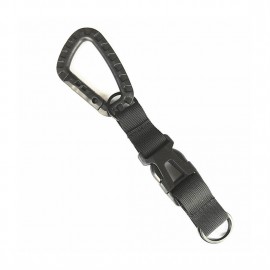 Outdoor Camping D-Shape Carabiner Key Hook Webbing Buckle Hanging System Belt
