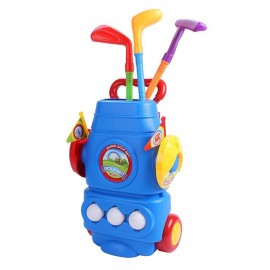 Golf Toy Set With Three Balls Casual Developmental Toys Golfer for Children