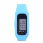 Pedometer Sports Monitor Running Exercising Step Counter Silicone Wristband