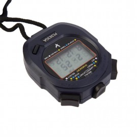 New Professional Digital 3 Rows Stopwatch 30 Memory Stopwatch