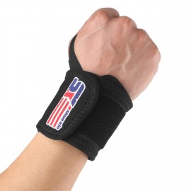 SX503 Sports Elastic Stretchy Wrist Joint Brace Support Wrap Band Thumb Loop