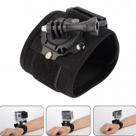 360 Degree Rotation Wrist Hand Strap Band Holder W/Mount For GoPro 2 3 3+ 4